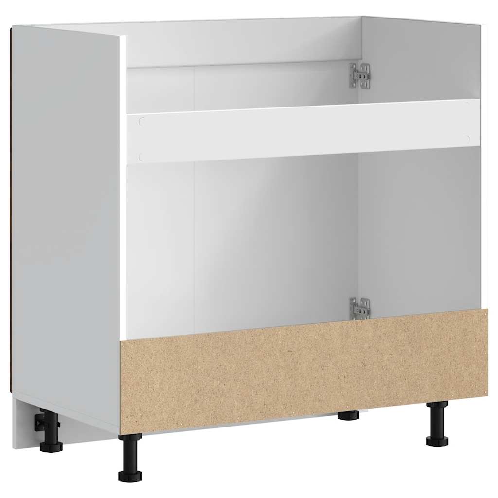 Vask underskap Porto røkt eik 80x46x81,5 cm konstruert tre
