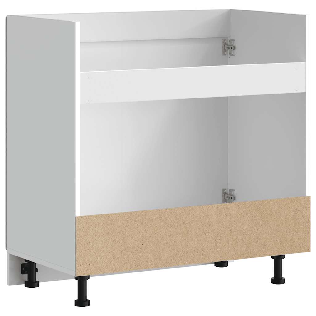 Vask underskap Porto grå sonoma 80x46x81,5 cm konstruert tre