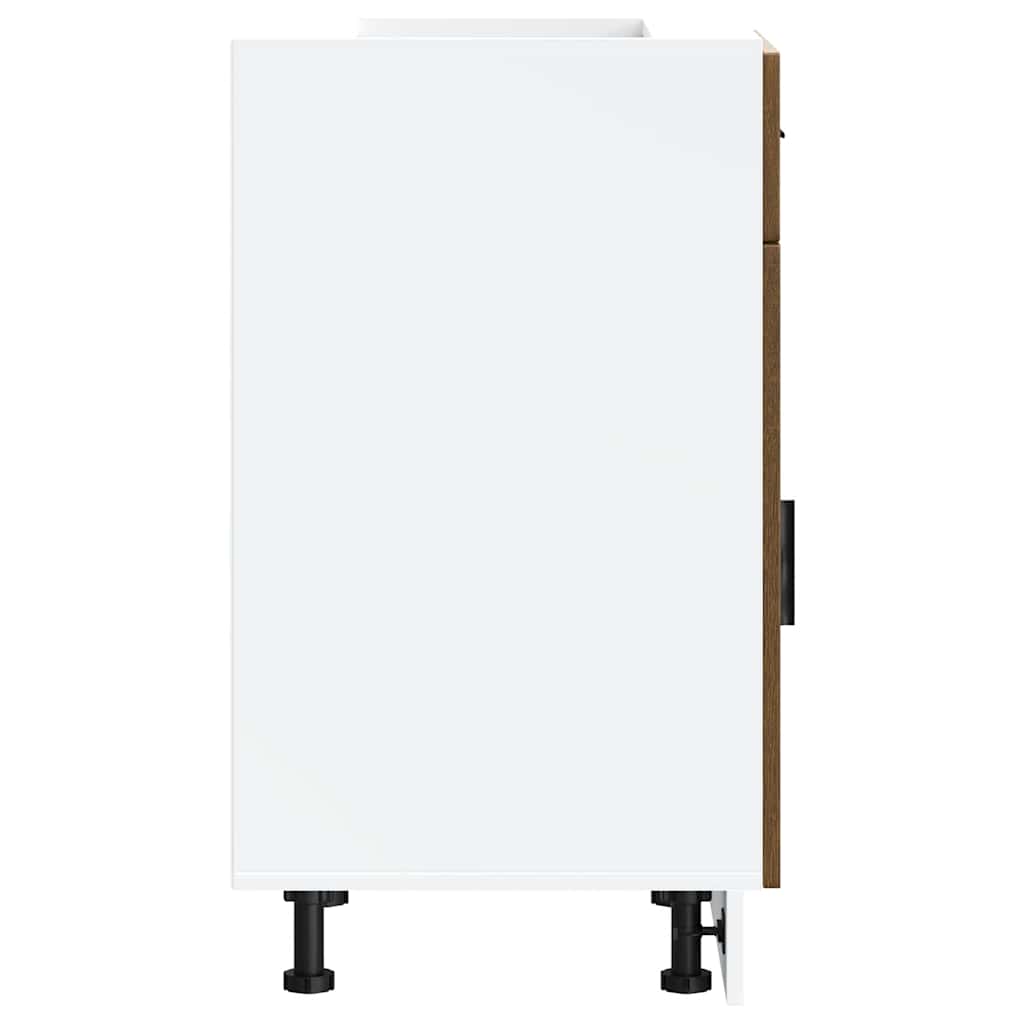 Kjøkken underskap Porto brun eik konstruert tre