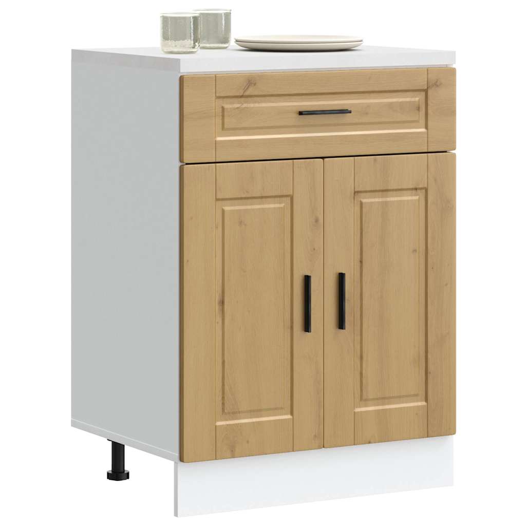 Kjøkken underskap Porto artisan eik konstruert tre