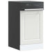Oppvaskmaskin panel Porto hvit 45x1,5x57 cm konstruert tre
