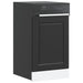 Oppvaskmaskin panel Porto svart 45x1,5x57 cm konstruert tre