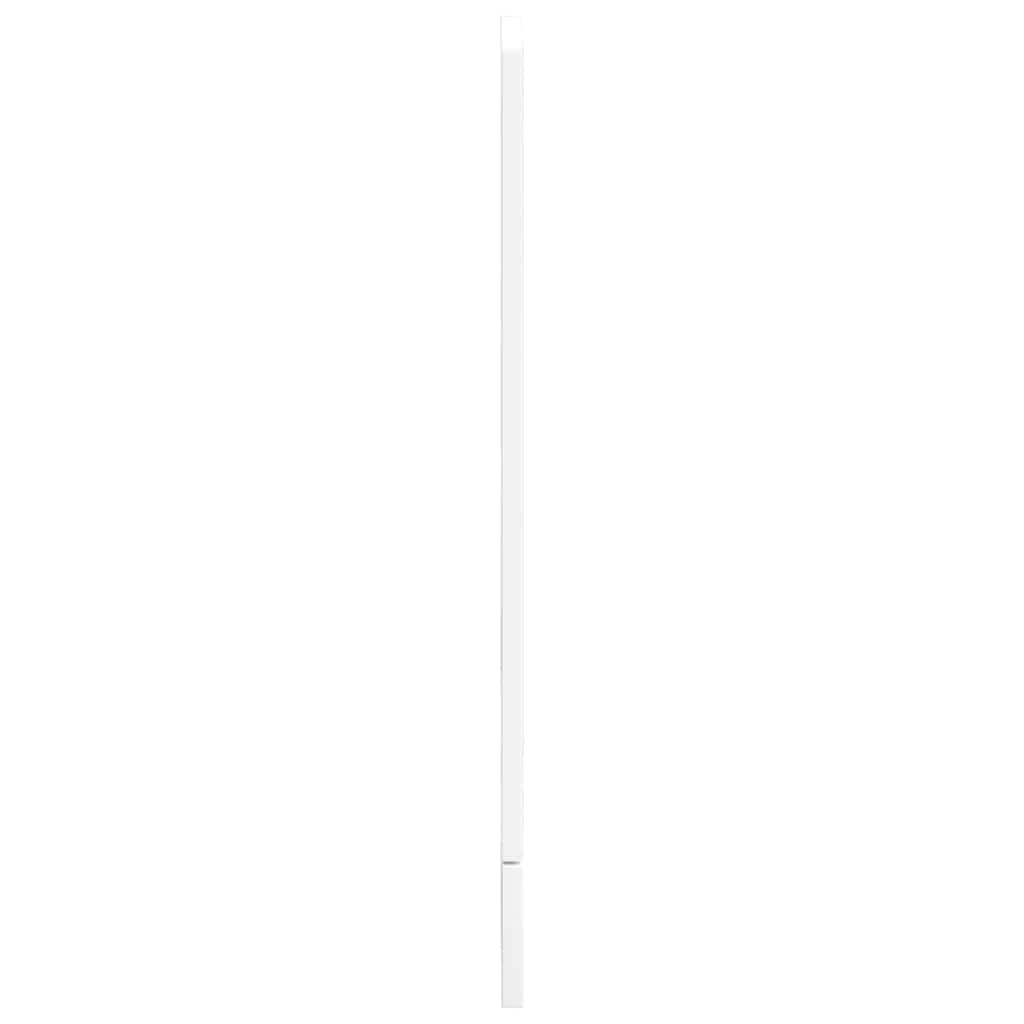 Oppvaskmaskin panel høyglans hvit 45x1,5x57 cm konstruert tre