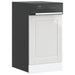 Oppvaskmaskin panel høyglans hvit 45x1,5x57 cm konstruert tre