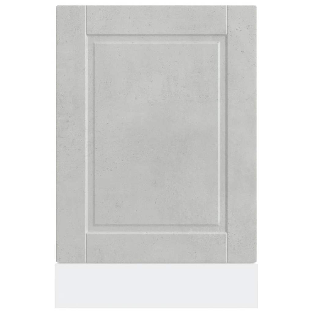Oppvaskmaskin panel Porto betonggrå 45x1,5x57 cm konstruert tre