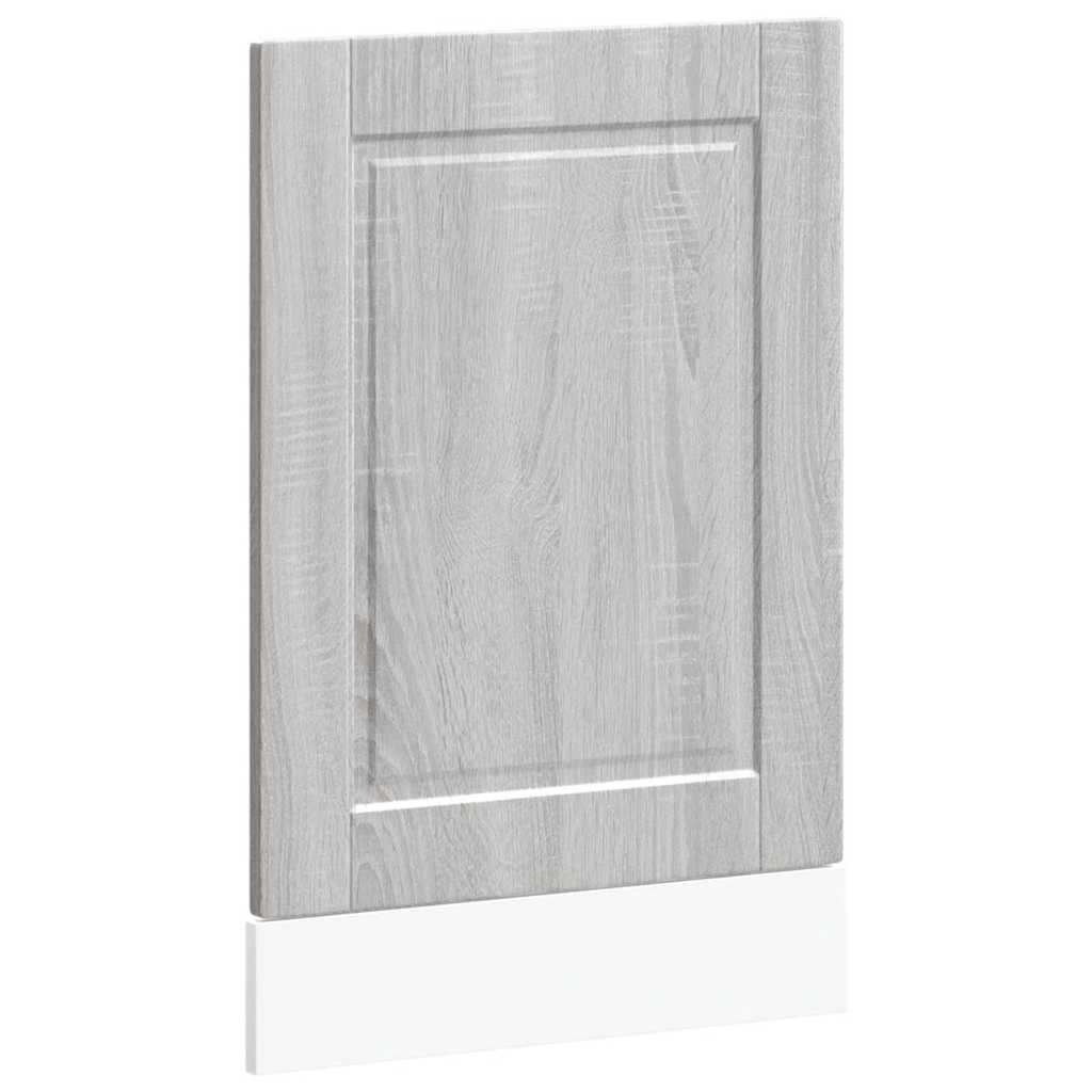 Oppvaskmaskin panel Porto grå sonoma 45x1,5x57cm konstruert tre