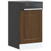 Oppvaskmaskin panel Porto brun eik 45x1,5x57 cm konstruert tre