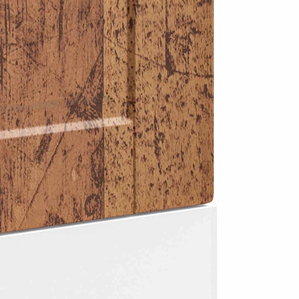 Oppvaskmaskin panel gammelt tre 45x1,5x57 cm konstruert tre
