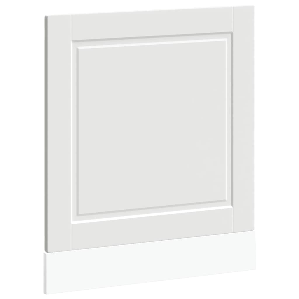 Oppvaskmaskin panel Porto hvit 60x1,5x57 cm konstruert tre