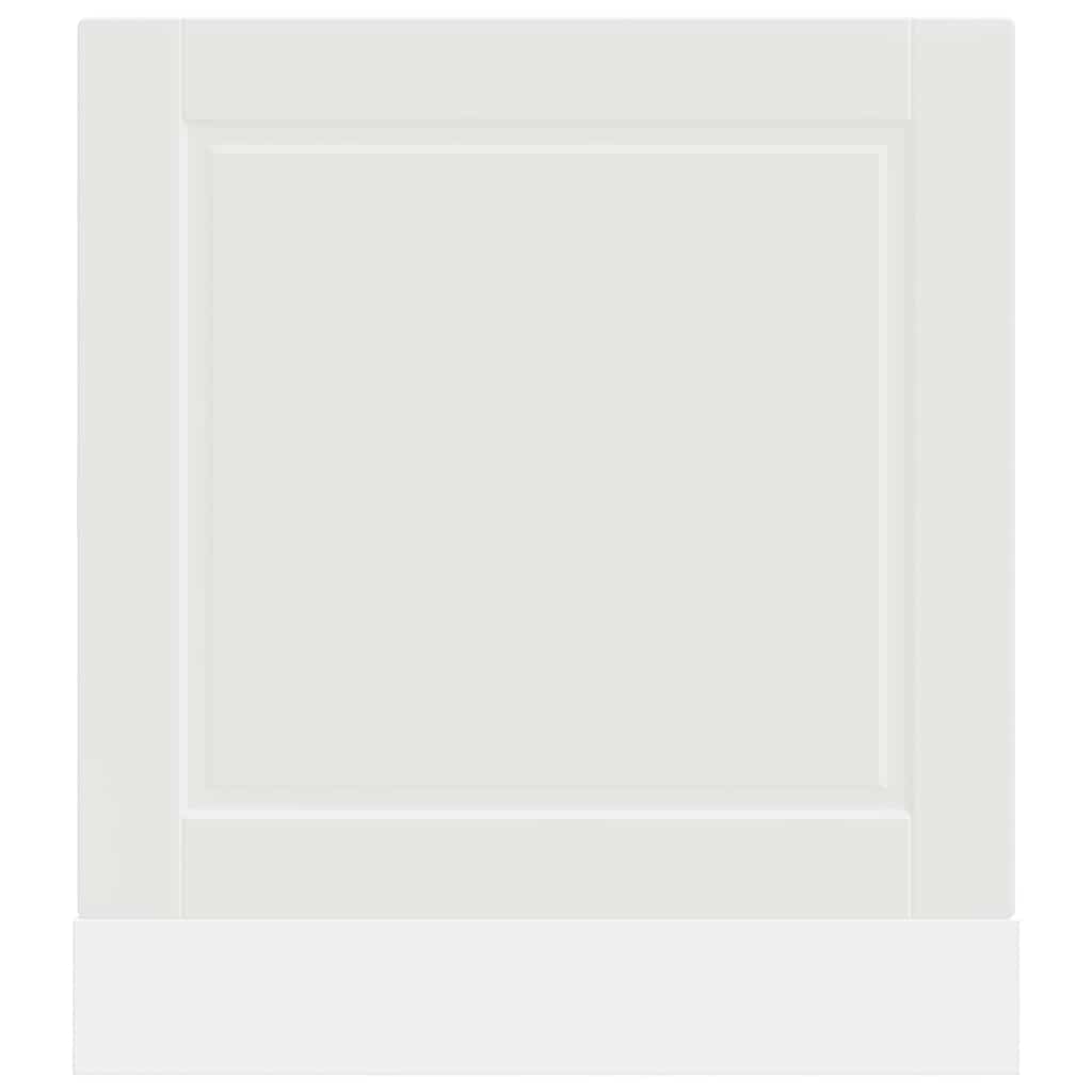 Oppvaskmaskin panel Porto hvit 60x1,5x57 cm konstruert tre