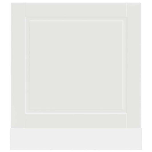 Oppvaskmaskin panel Porto hvit 60x1,5x57 cm konstruert tre