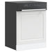 Oppvaskmaskin panel Porto hvit 60x1,5x57 cm konstruert tre