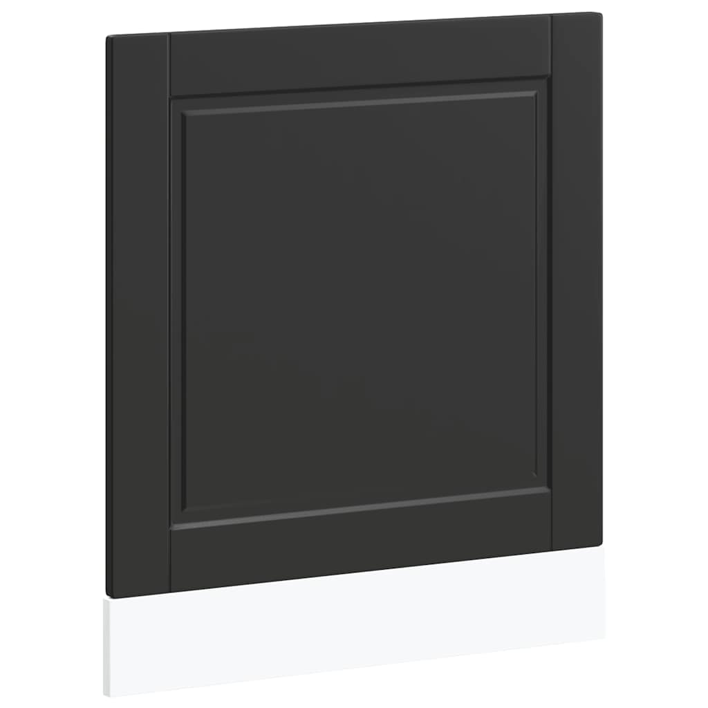 Oppvaskmaskin panel Porto svart 60x1,5x57 cm konstruert tre