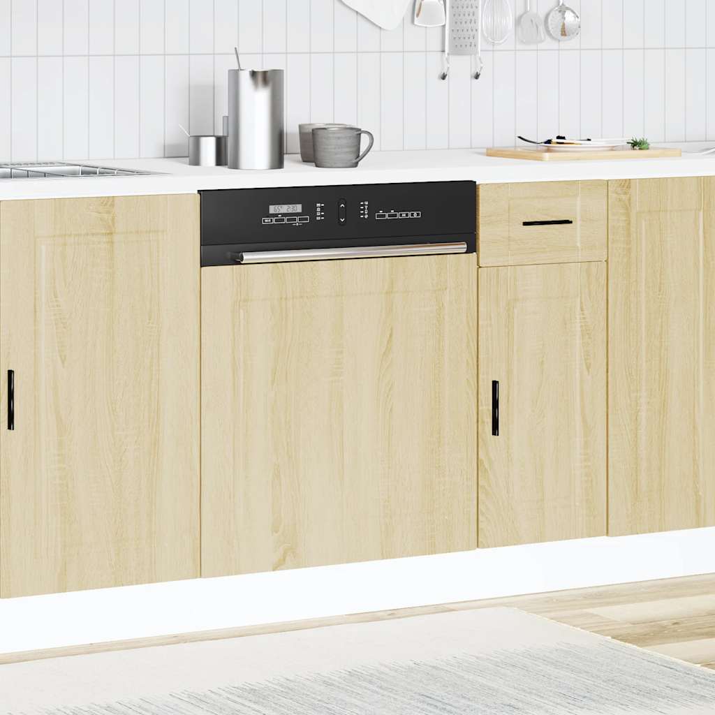 Oppvaskmaskin panel Porto sonoma eik 60x1,5x57cm konstruert tre