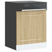 Oppvaskmaskin panel Porto sonoma eik 60x1,5x57cm konstruert tre