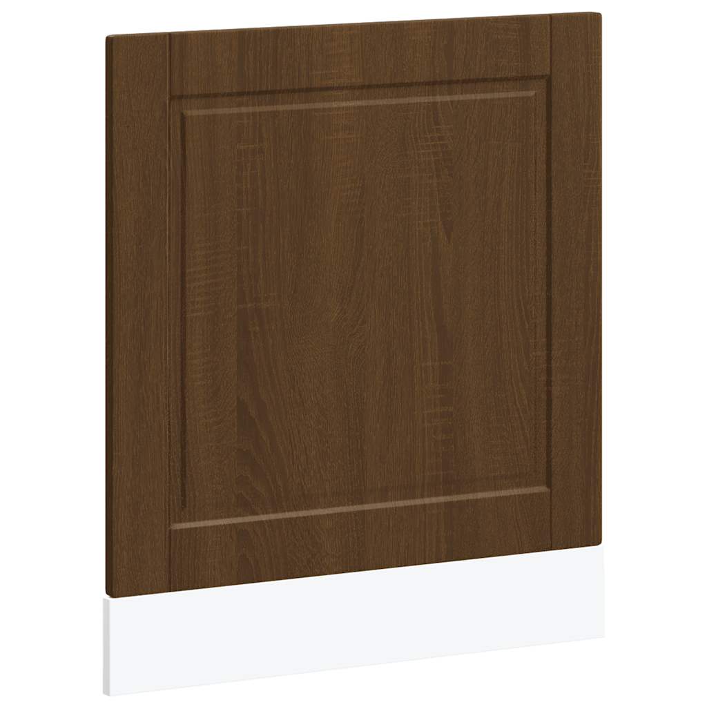 Oppvaskmaskin panel Porto brun eik 60x1,5x57 cm konstruert tre