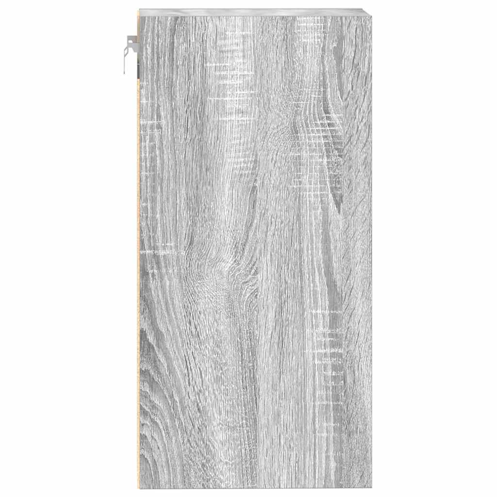 Vegghengt skap "Riga" grå sonoma 20x29,5x60 cm konstruert tre