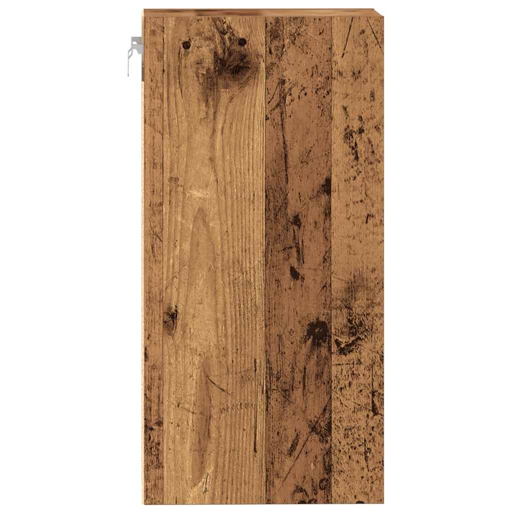Hengende skap "Riga" gammelt tre 20x29,5x60 cm konstruert tre