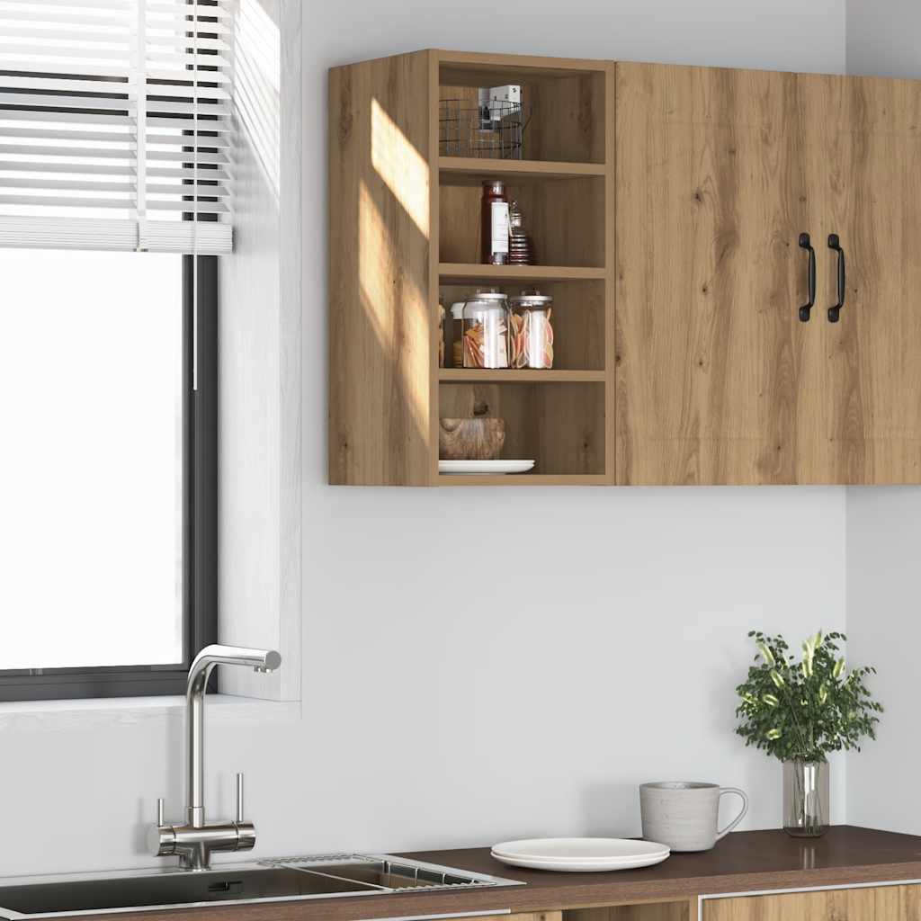 Hengende skap "Riga" artisan eik 30x29,5x60 cm konstruert tre