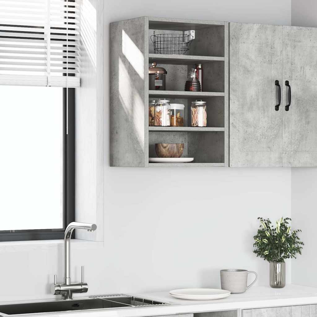 Hengende skap "Riga" betonggrå 40x29,5x60 cm konstruert tre