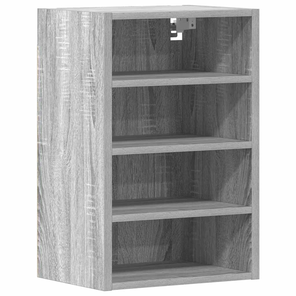 Vegghengt skap "Riga" grå sonoma 40x29,5x60 cm konstruert tre