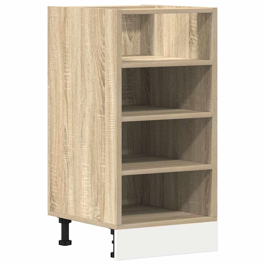 Bunnskap "Riga" sonoma eik 40x44,5x81,5 cm konstruert tre