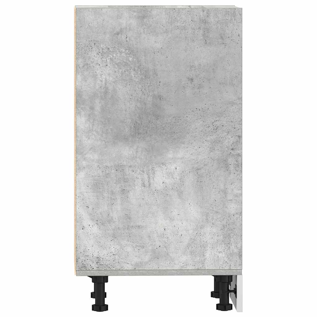 Bunnskap "Riga" betonggrå 40x44,5x81,5 cm konstruert tre