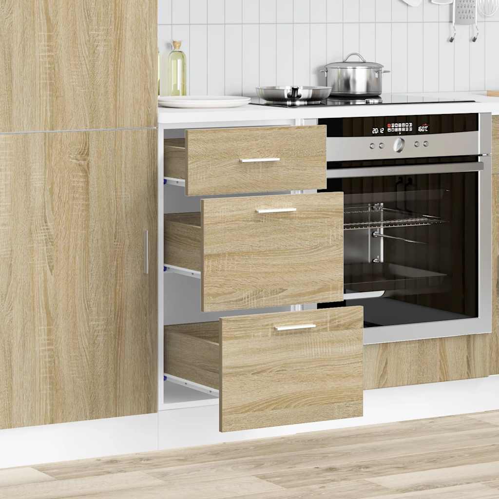 Underskap "Lyon" sonoma eik 40x46x81,5 cm konstruert tre