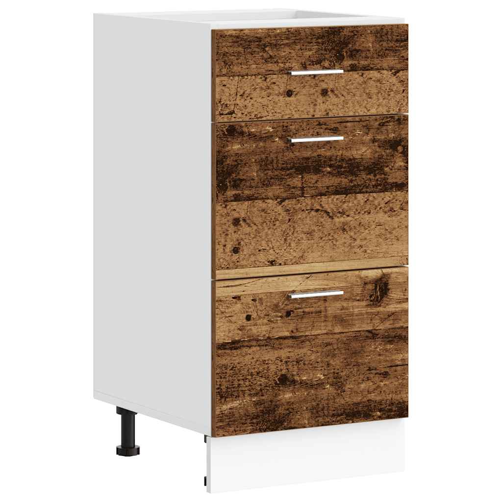 Underskap "Lyon" gammelt tre 40x46x81,5 cm konstruert tre