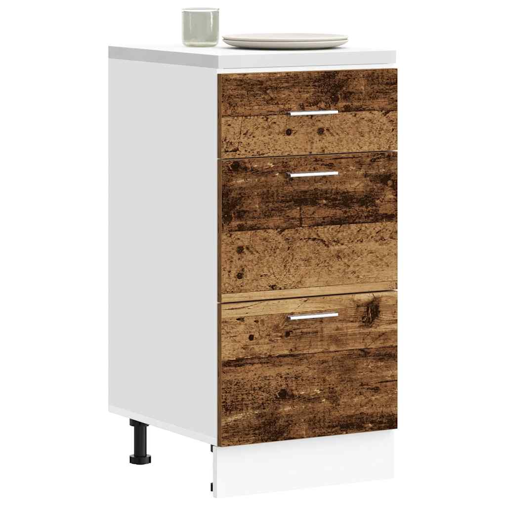 Underskap "Lyon" gammelt tre 40x46x81,5 cm konstruert tre