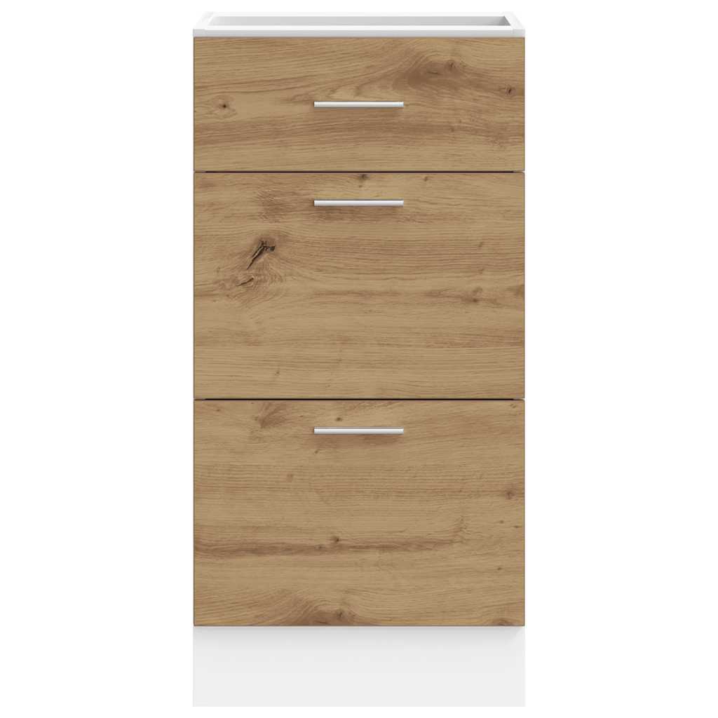 Underskap "Lyon" artisan eik 40x46x81,5 cm konstruert tre
