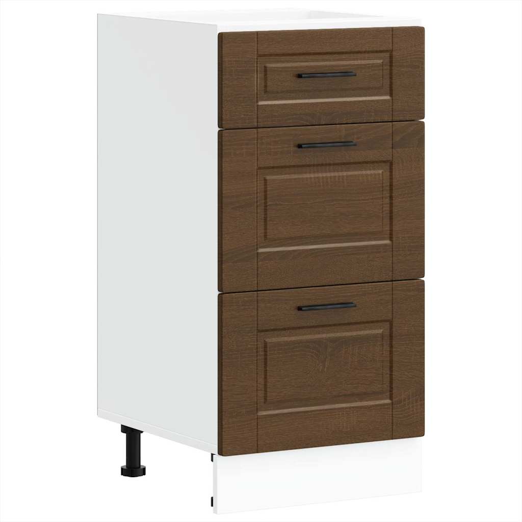 Kjøkken underskap Porto brun eik konstruert tre