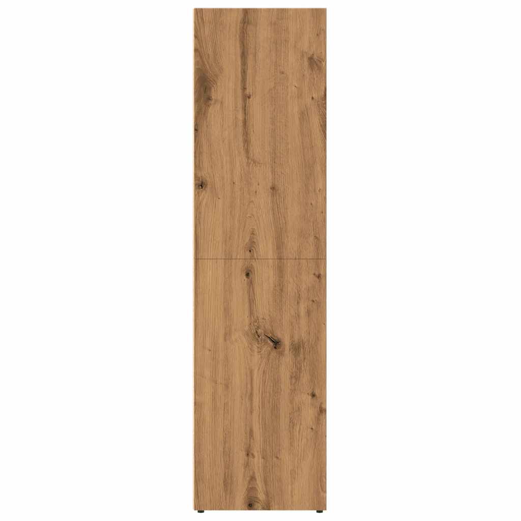 Bokhylle artisan eik 36x30x114 cm konstruert tre