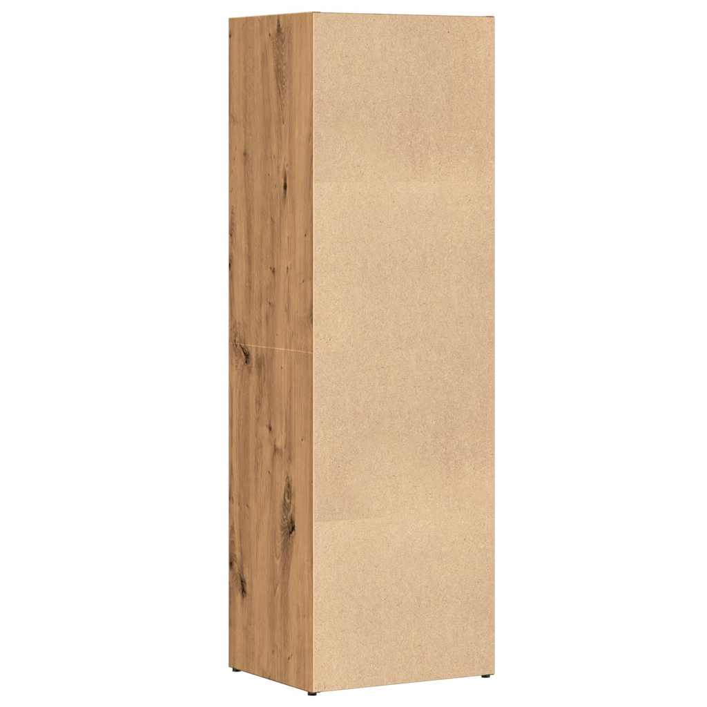 Bokhylle artisan eik 36x30x114 cm konstruert tre