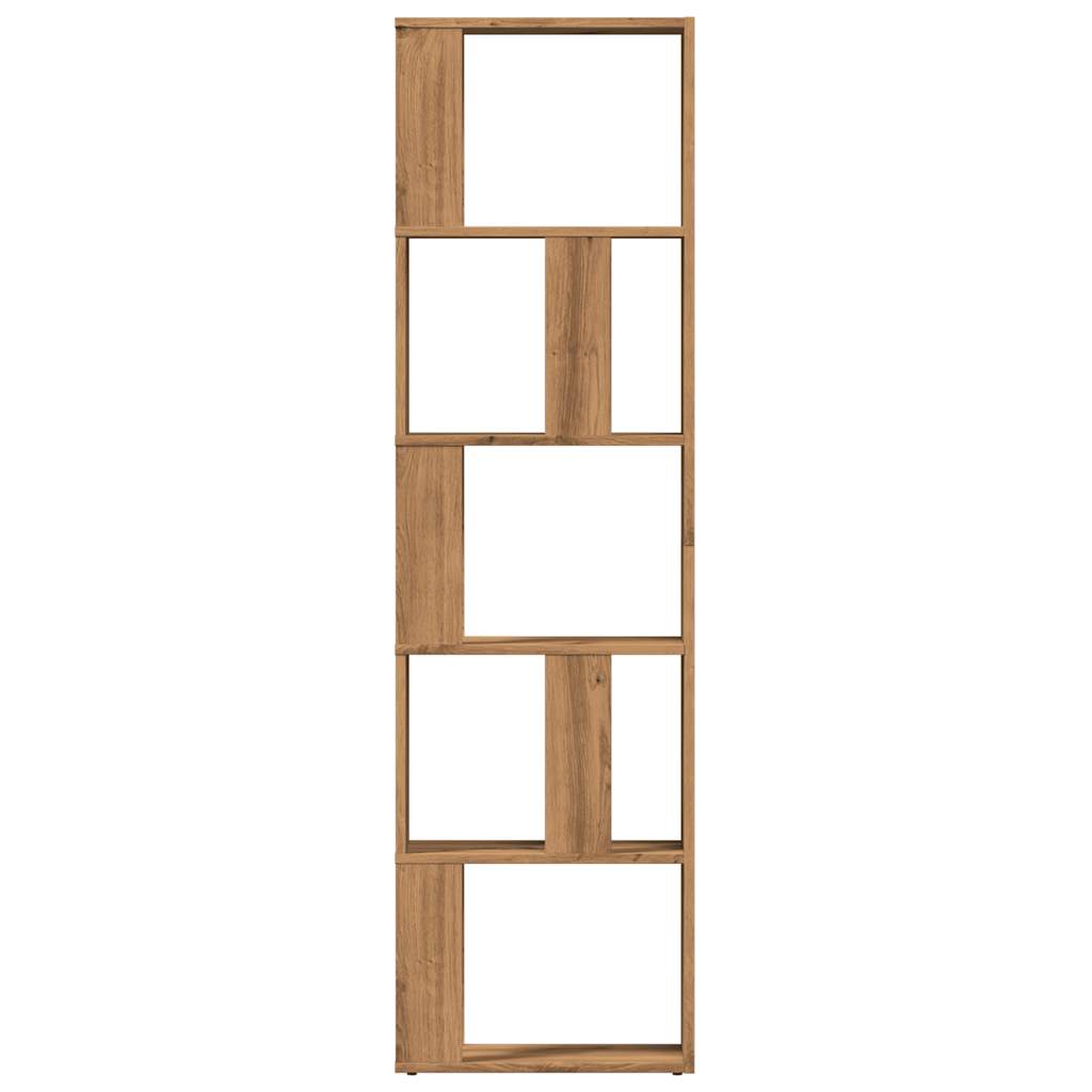 Bokhylle artisan eik 45x24x159 cm konstruert tre