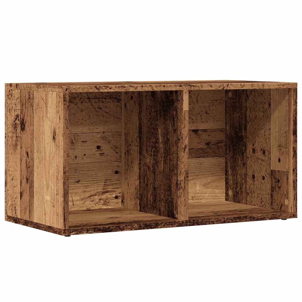 Oppbevaringsboks gammelt tre 69,5x34x36 cm konstruert tre