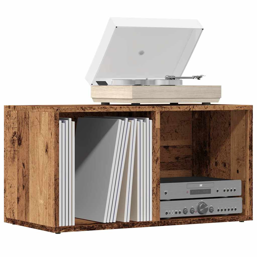 Oppbevaringsboks gammelt tre 69,5x34x36 cm konstruert tre