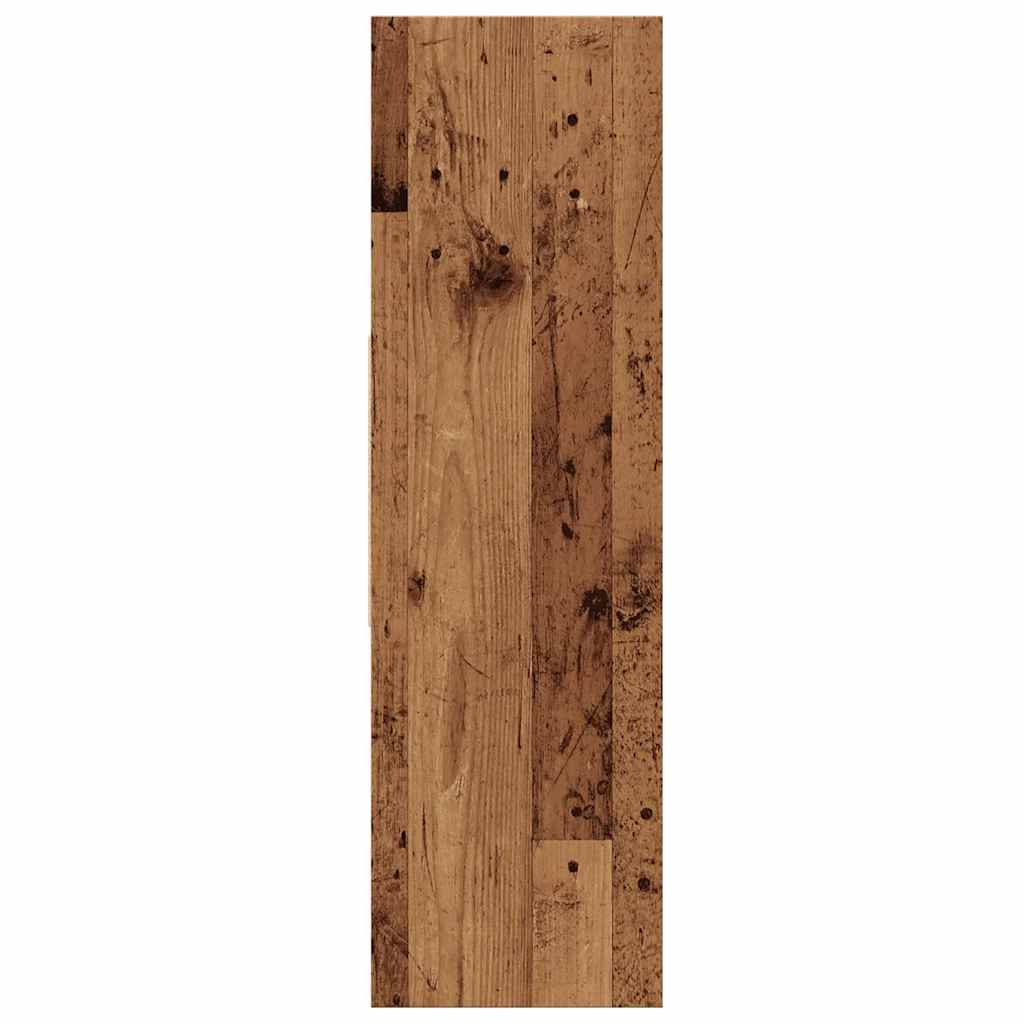 Bokhylle gammelt tre 97,5x29,5x100 cm konstruert tre