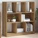 Bokhylle artisan eik 97,5x29,5x100 cm konstruert tre