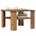 Salongbord gammelt tre 60x60x42 cm konstruert tre