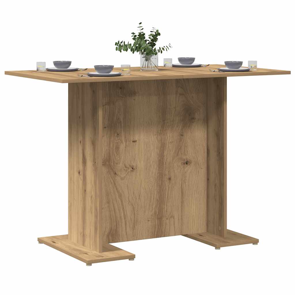 Spisebord artisan eik 110x60x75 cm konstruert tre