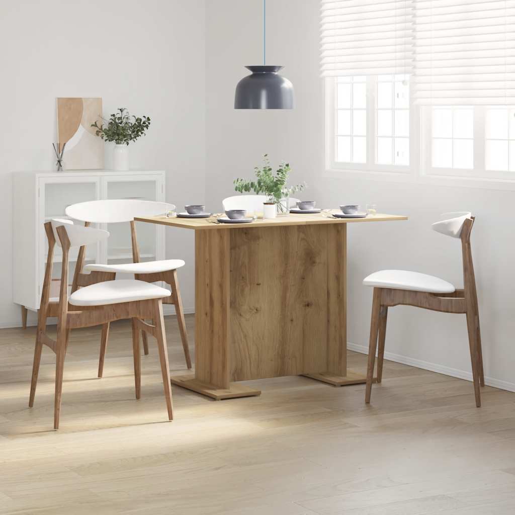 Spisebord artisan eik 110x60x75 cm konstruert tre