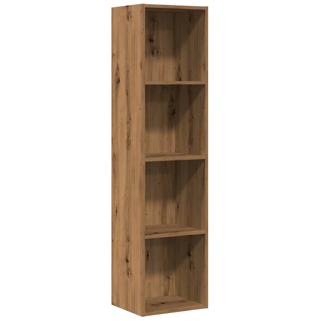 Bokhylle/TV-benk artisan eik 36x30x143cm konstruert tre