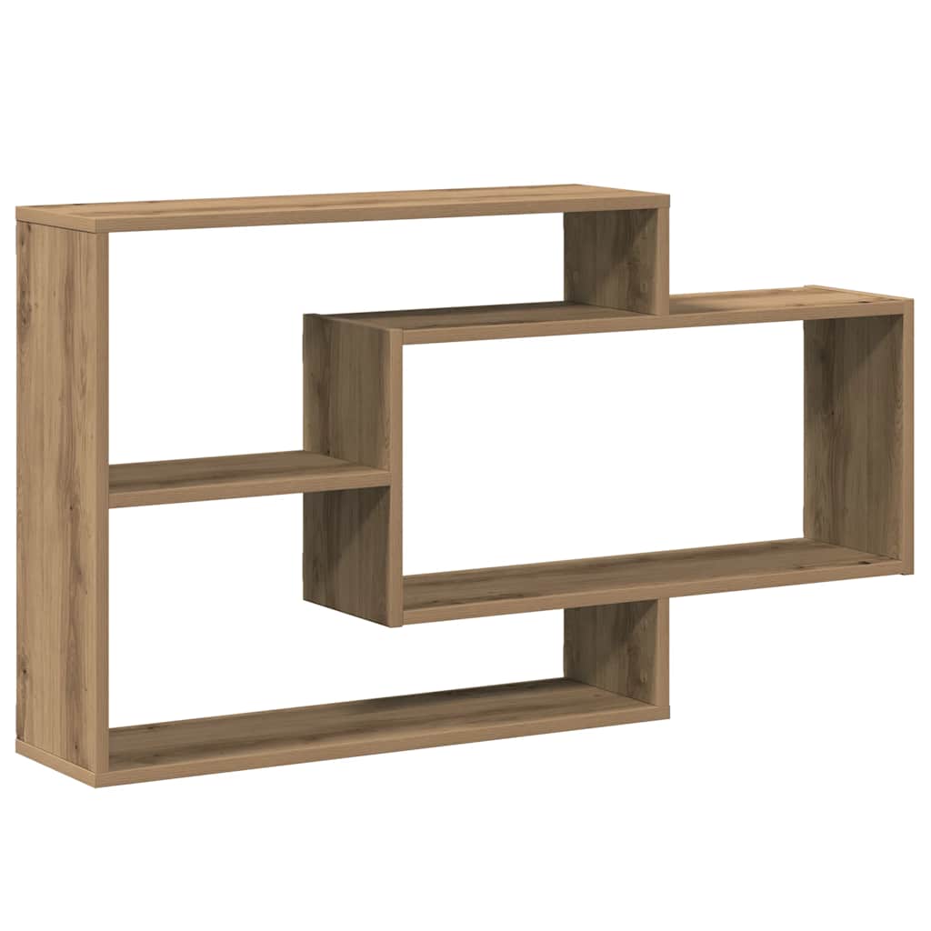 Vegghylle artisan eik 104x20x58,5 cm konstruert tre