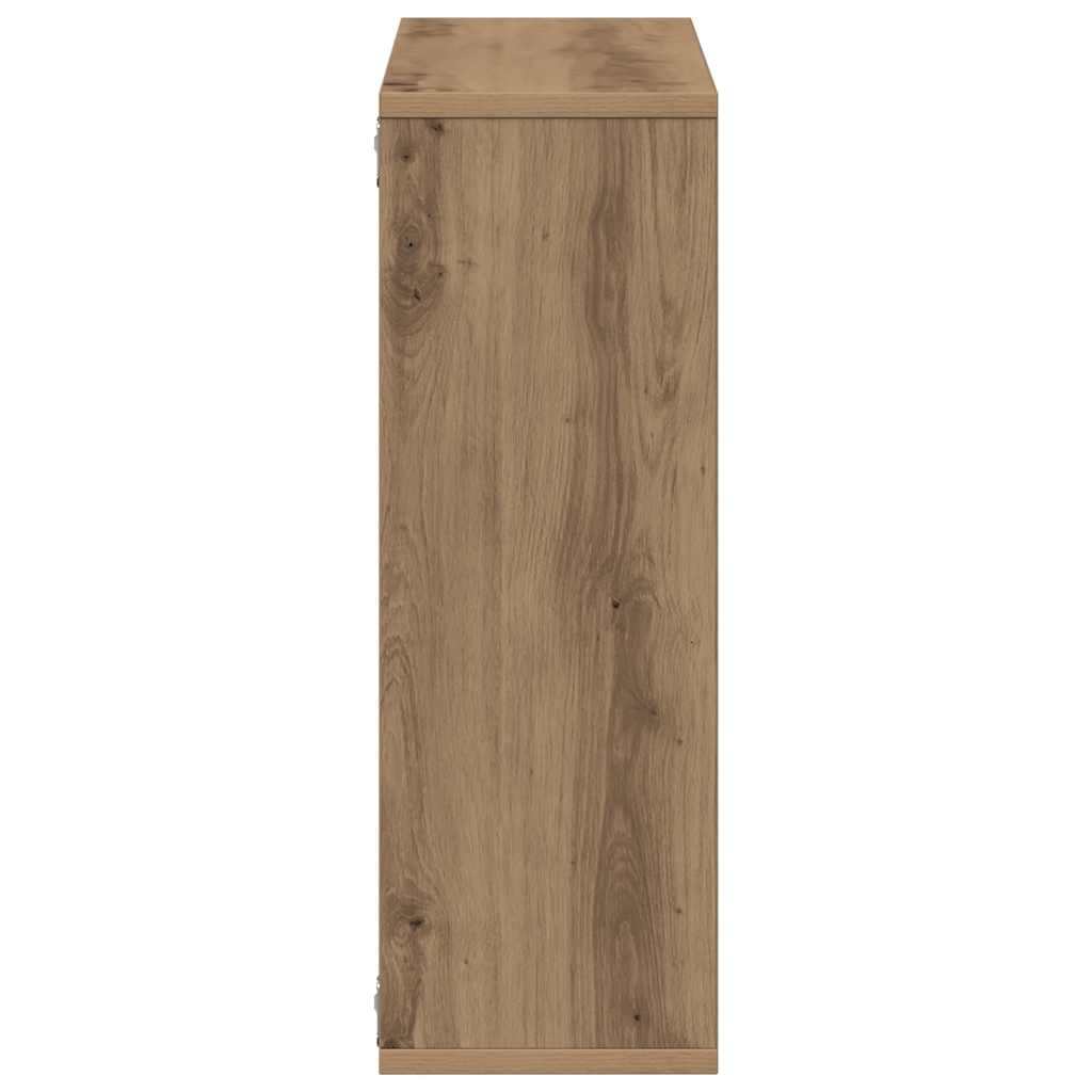 Vegghylle artisan eik 104x20x58,5 cm konstruert tre