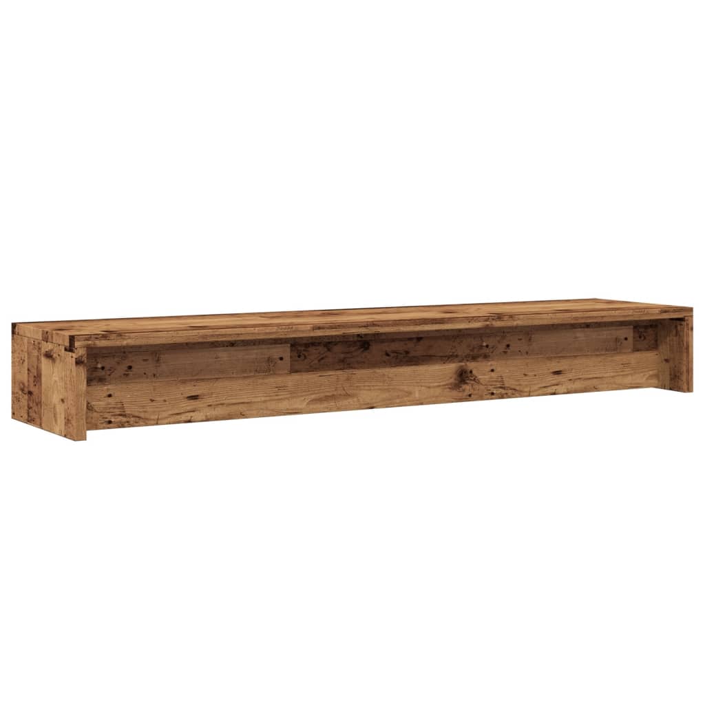 Skjermstativ gammelt tre 100x24x13 cm konstruert tre