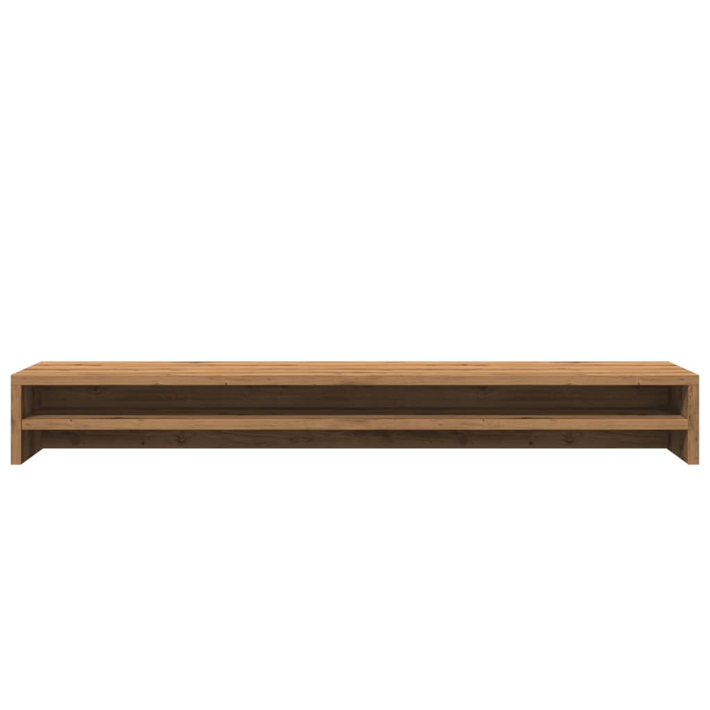 Skjermstativ håndverkseik 100x24x13 cm konstruert tre