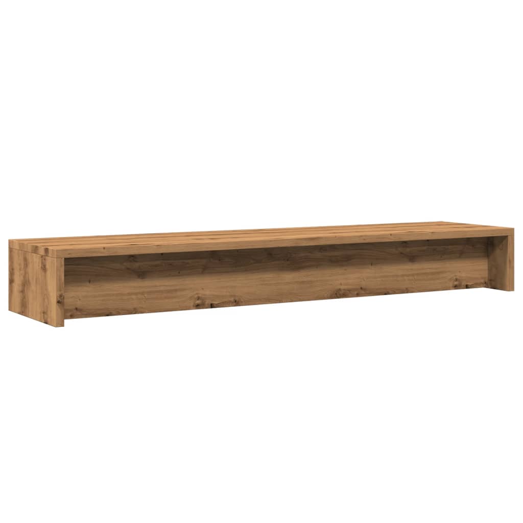Skjermstativ håndverkseik 100x24x13 cm konstruert tre