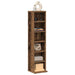 CD-skap gammelt tre 21x20x88 cm konstruert tre