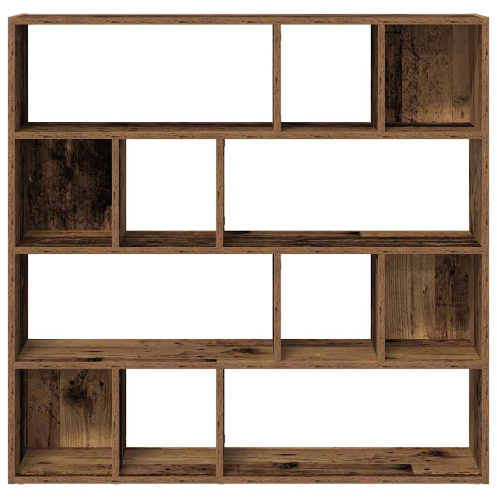 Bokhylle/romdeler gammelt tre 105x24x102 cm